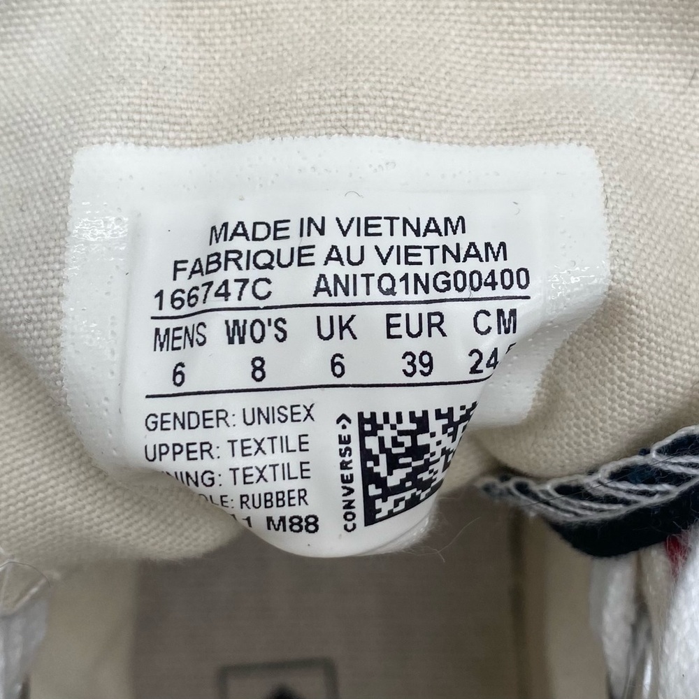 Converse Chuck Taylor All Star 70 Hi Top Logo Play Red/ White Sz 6 (Men) 8 (Wom) - Picture 9 of 9